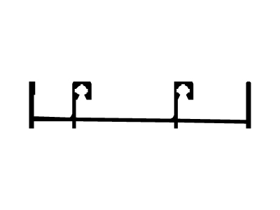 Umbral chato, Puerta corrediza
